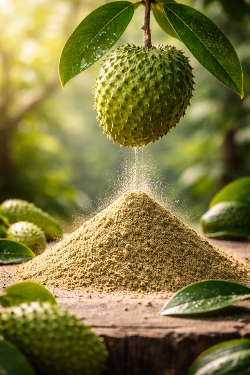 Soursop fruit powder from Sri Lanka organic herbal product